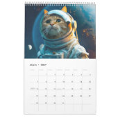 コズミックキャッツ 2026年 宇宙探査カレンダー カレンダー (3月 2027)