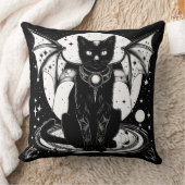 コズミックキャットこうもりキャットI クッション (ブランケット)