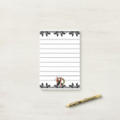 コズミックキャットコーン ポストイット (デスク上)