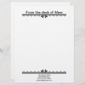 コズミックキャットコーン レターヘッド (正面/裏面)