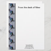 コズミックキャットスター レターヘッド (正面/裏面)