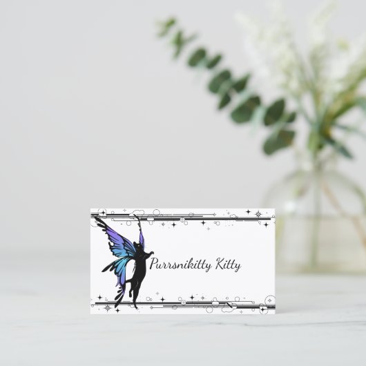 コズミックキャットスター 名刺 (スタンド正面)