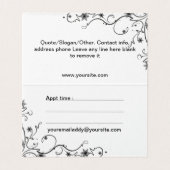 コズミックキャットスノーフレーク 名刺 (内部フラット)