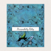 コズミックキャットスノーフレーク 名刺 (外部フラット)