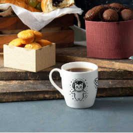 コズミックキャットマグ – 宇宙子猫ビベス ツートーンマグカップ