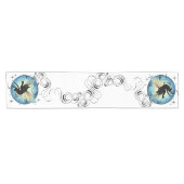 コズミックキャットムーンアンドスターズ ショートテーブルランナー (横)