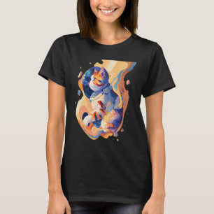 コズミックキャット宇宙アストロキャットイン銀河系 Tシャツ