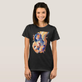 コズミックキャット宇宙アストロキャットイン銀河系 Tシャツ (正面フル)
