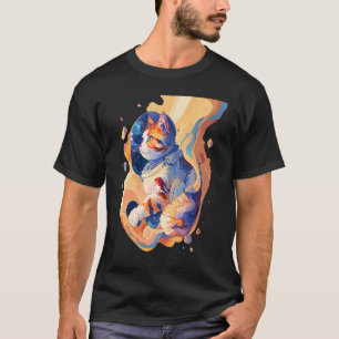 コズミックキャット宇宙アストロキャットイン銀河系 Tシャツ