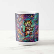コズミックキャット コーヒーマグ – ギャラクシー スペースキャットと