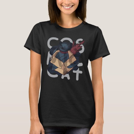 コズミックキャット Tシャツ (正面)