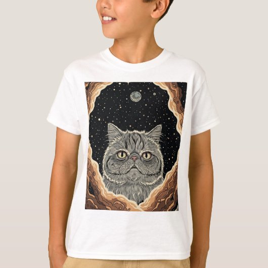 コズミックキャット Tシャツ (正面)