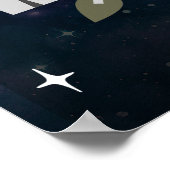 コズミックキューブスリーピーワイルドワンピンクガール子供部屋 ポスター (角)