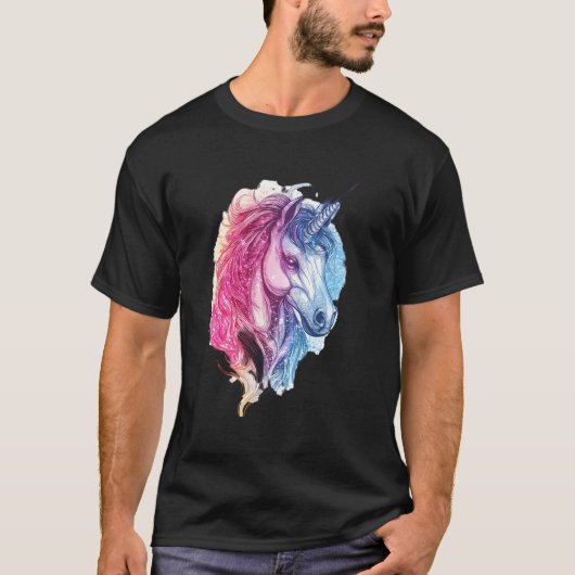 コズミックギャラクシー ユニコーン (1) Tシャツ (正面)