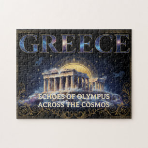 コズミックギリシャ古代テンプル天体アート ジグソーパズル