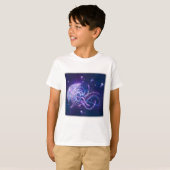 コズミッククラゲキッズベーシックTシャツ Tシャツ (正面フル)