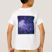 コズミッククラゲキッズベーシックTシャツ Tシャツ (裏面)