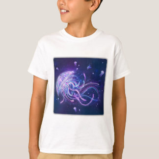 コズミッククラゲキッズベーシックTシャツ Tシャツ