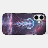 コズミッククラゲ iPhone 16 カバー (裏面 (横))