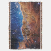 コズミッククリフスカリナネブラ宇宙ウェッブ望遠鏡 スローブランケット (正面縦)