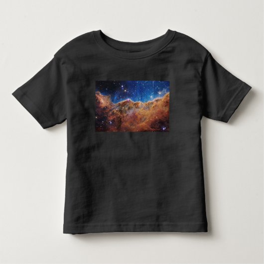 コズミッククリフスカリナネブラ宇宙ウェッブ望遠鏡 トドラーTシャツ (正面)
