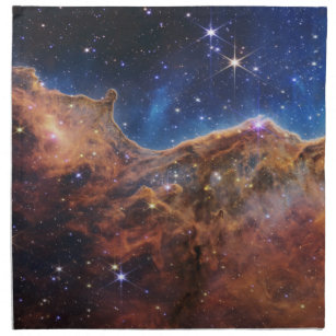 コズミッククリフスカリナネブラ宇宙ウェッブ望遠鏡 ナプキンクロス