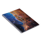 コズミッククリフスカリナネブラ宇宙ウェッブ望遠鏡 ノートブック (右側)
