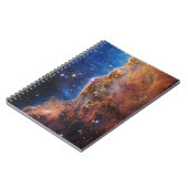 コズミッククリフスカリナネブラ宇宙ウェッブ望遠鏡 ノートブック (左側)