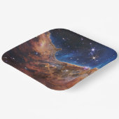 コズミッククリフスカリナネブラ宇宙ウェッブ望遠鏡 ペーパープレート (傾斜あり)