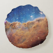 コズミッククリフスカリナネブラ宇宙ウェッブ望遠鏡 ラウンドクッション (裏面)