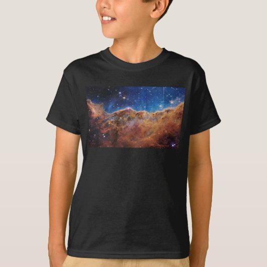 コズミッククリフスカリナネブラ宇宙ウェッブ望遠鏡 Tシャツ (正面)