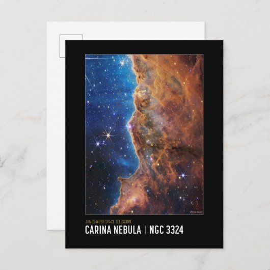 コズミッククリフスジェームズウェッブNASA宇宙教育 ポストカード (正面/裏面)