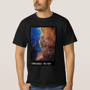 コズミッククリフスTシャツ:ジェームズウェブNASAインスパイア- Tシャツ