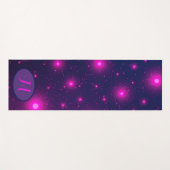 コズミックグローパーソナライズされたヨガマット ヨガマット (正面(横))