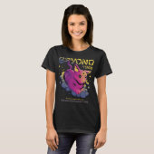 コズミックサイケデリックキャット – Beyond Time Tee Tシャツ (正面フル)
