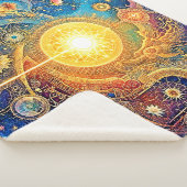 コズミックサンマンダラアート シェルパブランケット (3/4)