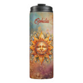 コズミックサン顔デジタルアーパーソナライズされたト タンブラー (正面)