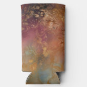 コズミックサン顔パーソナライズされたクーラーボックス スリム缶クーラー (裏面)