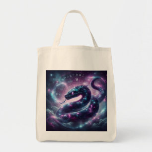 コズミックサーペント十二星座ギャラクシー占星術 トートバッグ