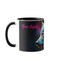 コズミックシュレアルファンタジーウルフカスタム抽象芸術アート