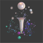 コズミックシンフォニービニールステッカー シール (正面)