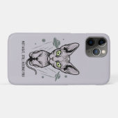 コズミックジャッジング スフィンクス キャット アート Case-Mate iPhoneケース (裏面(横))