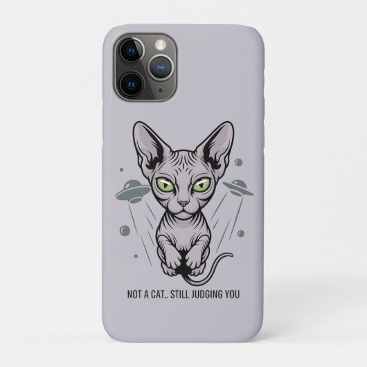 コズミックジャッジング スフィンクス キャット アート Case-Mate iPhoneケース (裏)