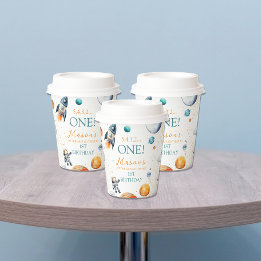 コズミックジャーニーボーイファースト誕生日 紙コップ