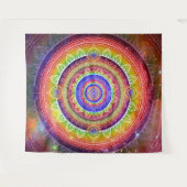 コズミックジャーニーマンダラ タペストリー (正面(横))