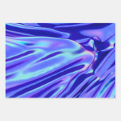 コズミックスカイピンク青パープルグラデーション ラッピングペーパーシート (正面2)