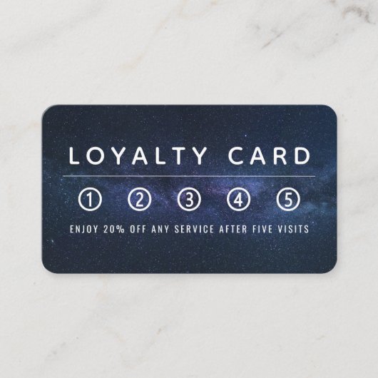 コズミックスカイモダン、 ロイヤリティカード (正面)