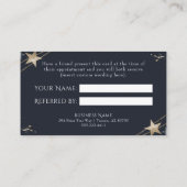 コズミックスターが友人の紹介カードを参照 名刺 (裏面)