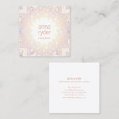 コズミックスターズお洒落マンダラエネルギーヒーラー スクエア名刺 (正面/裏面)