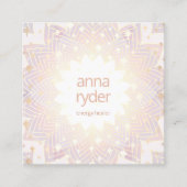 コズミックスターズお洒落マンダラエネルギーヒーラー スクエア名刺 (正面)